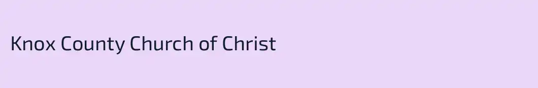 Knox County Church of Christ